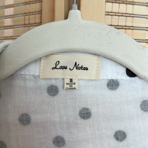 COPY - Love Notes Button Down Shirt NWT - Picture 3 of 5
